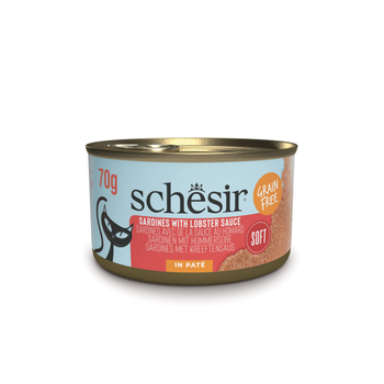 Visuel 1 du produit Schesir Aliments Humides Chat Sardines Avec De La Sauce Au Homard Pâtée Grill - 70 g