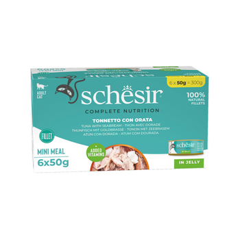 Visuel 1 du produit Schesir Aliments Humides Chat Thon Dorade Gelée - 6 x 50 g