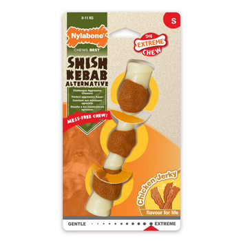 Visuel 1 du produit Nylabone Jouet Chien Extreme Shish Kebab S - 14,5 x 2,4 x 2,4 cm
