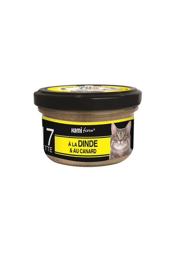 Visuel 1 du produit Hamiform Cuisinés pour chat Recette n°17 Dinde/Canard - 80 gr