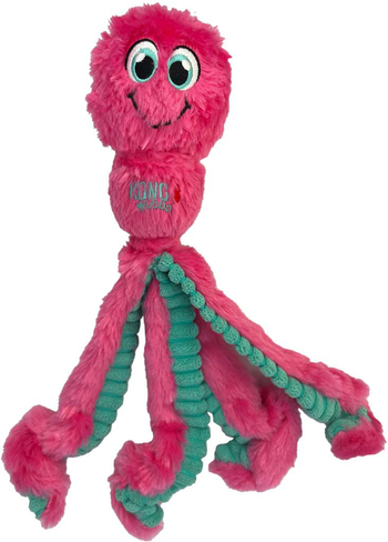 Visuel 2 du produit Kong Jouet Chien Peluche Wubba Octopus - Taille L (Livré aléatoirement parmi 3 coloris)