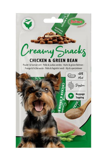 Visuel 1 du produit Bubimex Friandises Chien Poulet Haricots Verts Creamy x 4