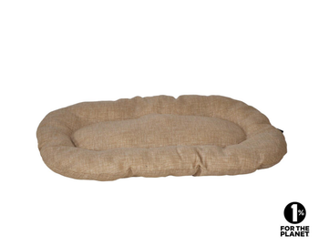 Visuel 1 du produit Vadigran Coussin ovale pour chien Adelle beige - 80 x 57 cm