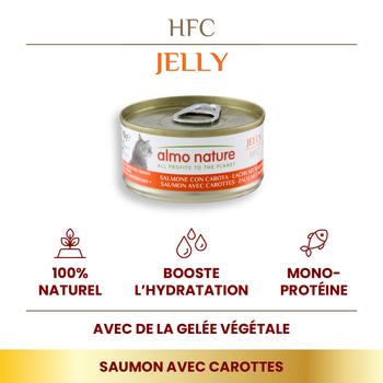 Visuel 2 du produit Boîte Chat – Almo Nature HFC Jelly Saumon avec Carotte 70 gr