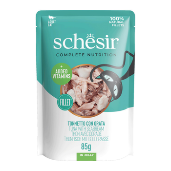 Visuel 1 du produit Schesir Aliments Humides Chat Thon Dorade Gelée - 85 g