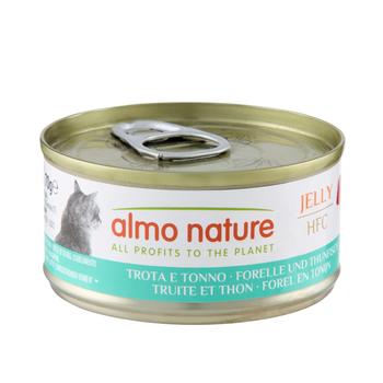 Visuel 1 du produit Boîte Chat – Almo Nature HFC Jelly Truite et Thon 70 gr