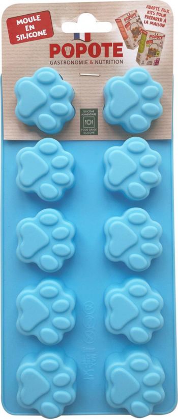 Visuel 1 du produit Popote Moule Silicone pour Friandises pour animaux - 10 empreintes