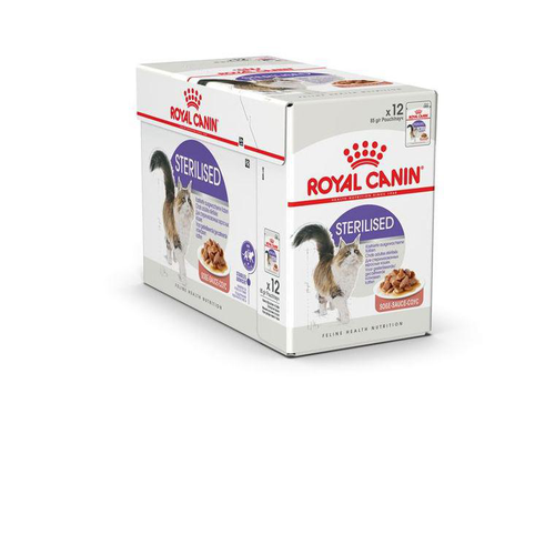 Visuel 1 du produit Boîtes Chat - Royal Canin Sachet Sterilised Sauce – 12 x 85 g