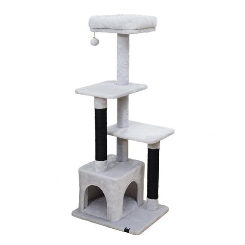 Visuel 1 du produit EBI Arbre À Chat Gris Oklahoma - Taille 49 x 40 x 120 cm