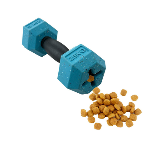 Visuel 4 du produit Max Fusion Jouet Chien Haltère flottante Nike Taille M Bleu - 18 x 7 x 7 cm
