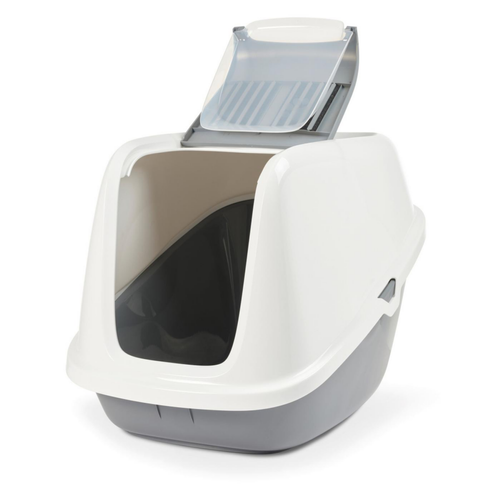 Visuel 2 du produit Savic Maison De Toilette Nestor Giant Grise - 79 x 53 x 57 cm