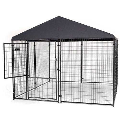 Visuel 2 du produit Lucky Dog Chenil Chien avec toit et porte Executive - 240 x 240 x 228 cm
