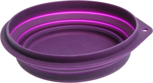Visuel 1 du produit Gamelle - Flamingo Gamelle de voyage en silicone Bleu - 19 x 18 x 6,5 cm