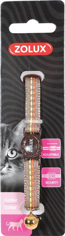 Visuel 1 du produit Collier Chat – Zooplus Collier Nylon Tempo Réglable Marron