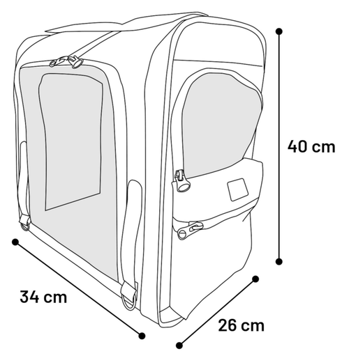 Visuel 7 du produit Flamingo Sac à dos Yoda - 34 x 26 x 40 cm