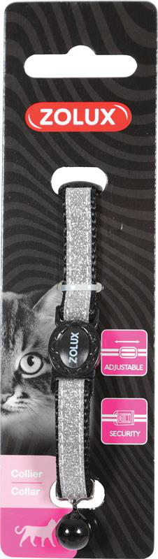 Visuel 1 du produit Collier Chat – Zooplus Collier Nylon Shiny Réglable Noir