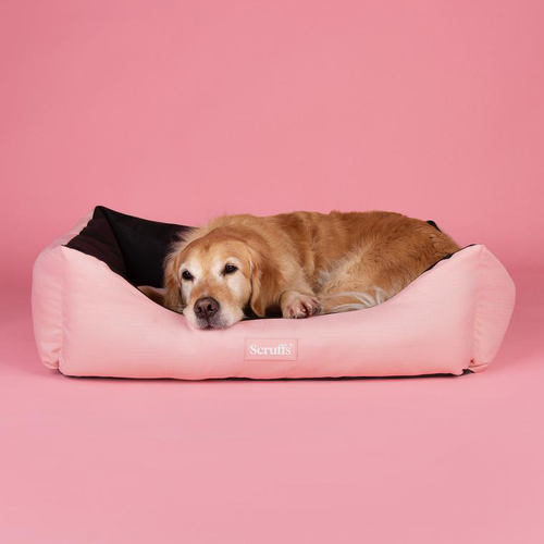Visuel 9 du produit Couchage Chien - Scruffs Corbeille imperméable Expédition Taille XL Rose et noir - 90 x 70 cm