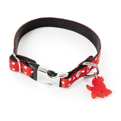 Visuel 1 du produit Collier Chien – Martin Sellier Collier Pois rouge – S