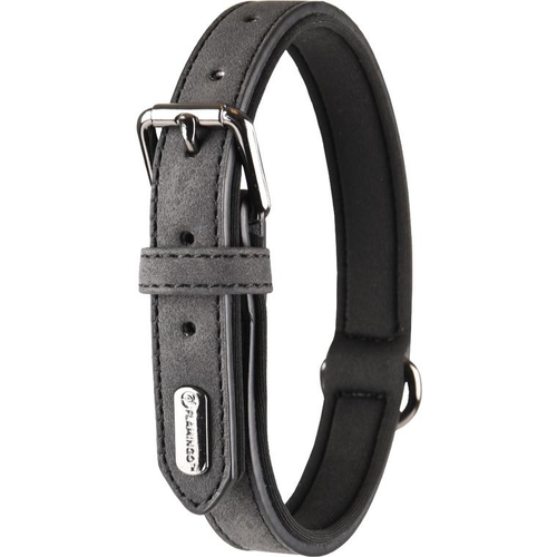 Visuel 1 du produit Collier Chien - Flamingo Collier Delu Noir - 36/44 x 2 x 0,6 cm
