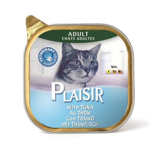 Visuel 1 du produit Plaisir Pâtée Chat Adulte Thon - 100 gr