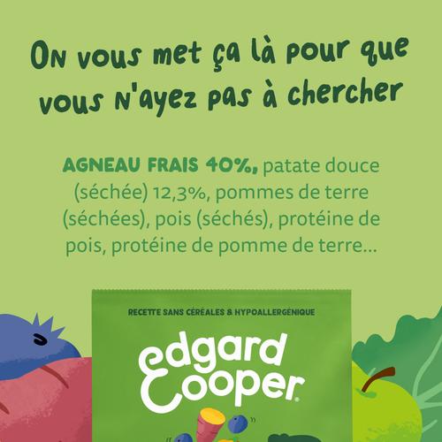 Visuel 9 du produit Edgard & Cooper Croquettes Chien Adulte Agneau Sans Céréales - 12 kg