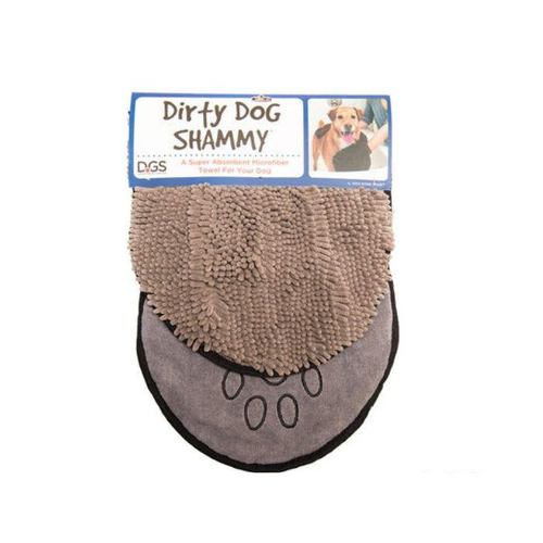 Visuel 1 du produit Hygiène Chien – DGS Dirty Dog Shammy Gris -  33 x 79 cm