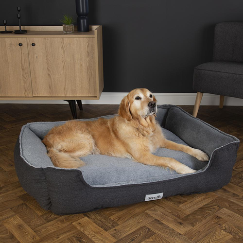 Visuel 6 du produit Scruffs Couchage Chien Orthopédique Corbeille Harvard Gris - Taille XXL 110 x 82 x 22 cm