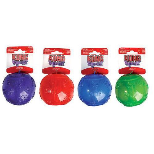 Visuel 1 du produit Jouet Chien – KONG® Squeezz Balle Multicolore – Coloris Aléatoire