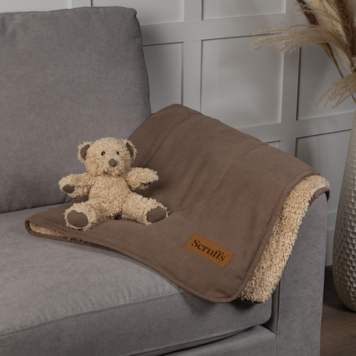 Visuel 5 du produit Couchage Chien - Scruffs Pack couverture Ourson Marron - 110 x 72,5 cm