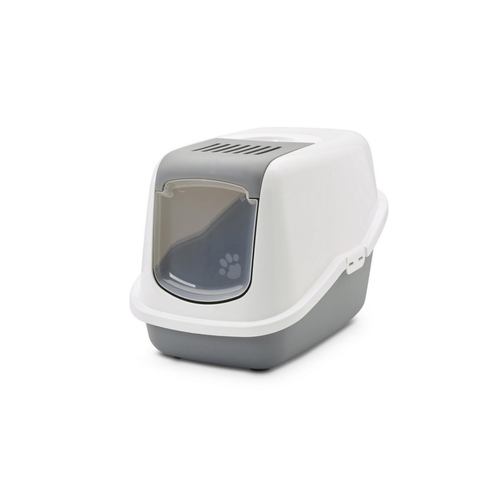 Visuel 1 du produit Hygiène Chat – Savic Maison de toilette Nestor gris – 56 x 39 x 38,5 cm