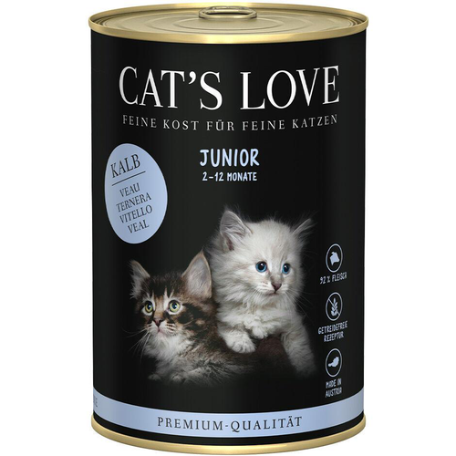 Visuel 1 du produit Cat's Love Boîte Chaton Veau - 400 gr