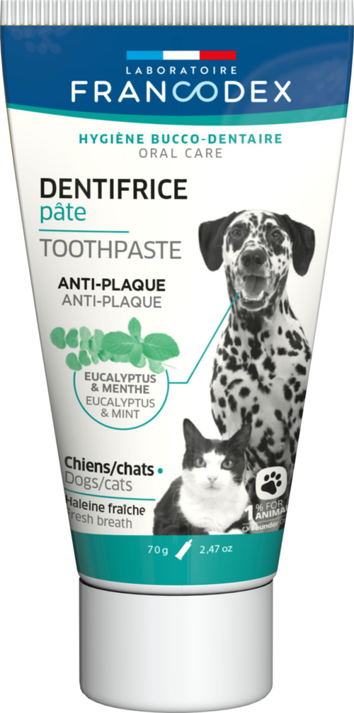 Visuel 1 du produit Francodex Dentifrice Anti-plaque Menthe - 70 gr