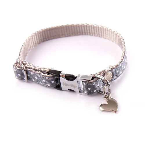 Visuel 1 du produit Collier Chien – Martin Sellier Collier Pois gris – XS