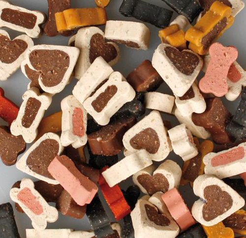 Visuel 1 du produit Friandises Chien - Flamingo Snack bones mix - 150 gr