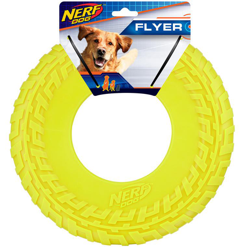Visuel 1 du produit Jouet Chien – Nerf Frisbee coloris aléatoire Jaune ou Bleu