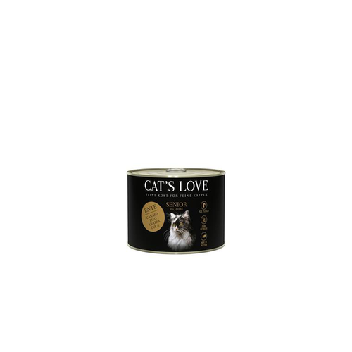 Visuel 1 du produit Boîte Naturelle Chat Senior – Cat's Love Canard 200 gr