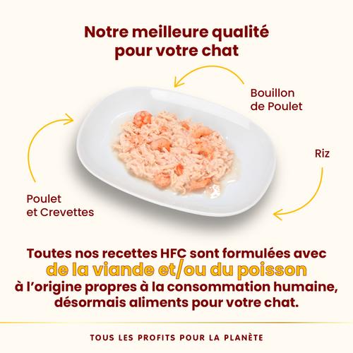 Visuel 3 du produit Boîte Chat – Almo Nature HFC Natural Poulet et Crevettes 70 gr