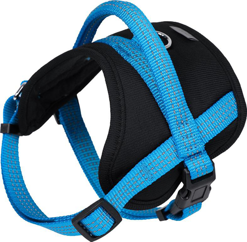 Visuel 1 du produit Harnais Chien - Wouapy Harnais confort Protect Taille XXS Bleu - 18/28 x 1 cm
