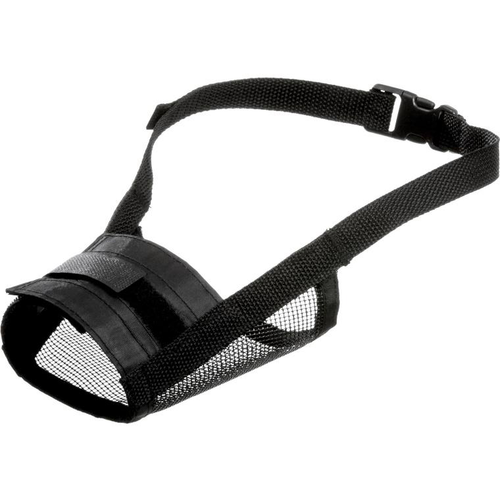 Visuel 1 du produit Sécurité Chien - Flamingo Muselière nylon Noir - Taille XS/S
