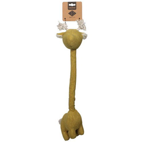 Visuel 1 du produit Jouet Chien – D&D Home Peluche Georges jaune – 20 X 52 cm