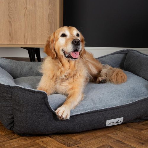 Visuel 5 du produit Scruffs Couchage Chien Orthopédique Corbeille Harvard Gris - Taille XXL 110 x 82 x 22 cm