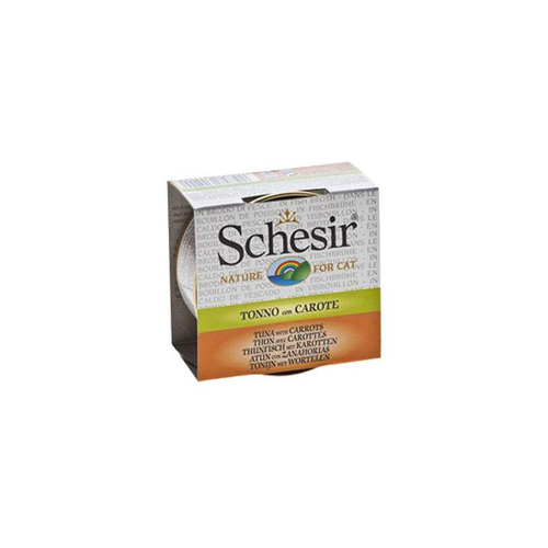 Visuel 3 du produit Schesir Aliments Humides Chat Thon Carottes Bouillon - 70 g