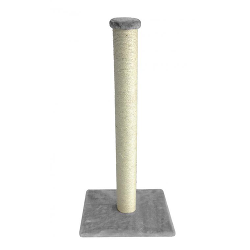 Visuel 1 du produit Habitat Chat – Arbre à chat Classic Eco High Post coloris gris – 40 x 40 x 90 cm