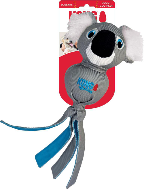 Visuel 3 du produit Kong Jouet Chien Peluche Wubba Zoo Koala Gris - Taille L