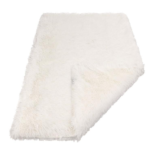 Visuel 1 du produit Wouapy Couchage Plaid Moelleux Noël Blanc - 150 x 100 cm