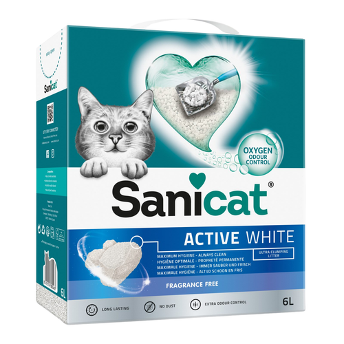Visuel 1 du produit Sanicat Litière Minérale Chat Active White Ultra - 10 L
