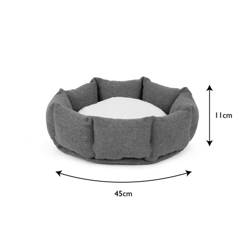 Visuel 7 du produit Scruffs Couchage Chat Corbeille Eco Eden Gris - Ø 45 cm