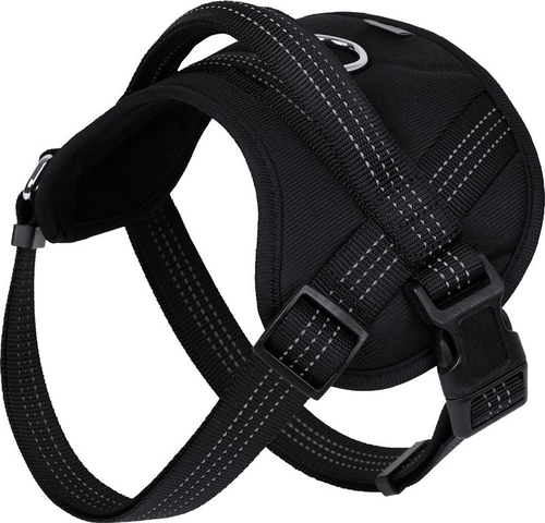 Visuel 1 du produit Harnais Chien - Wouapy Harnais confort Protect Taille M Noir - 42/70 x 2,5 cm