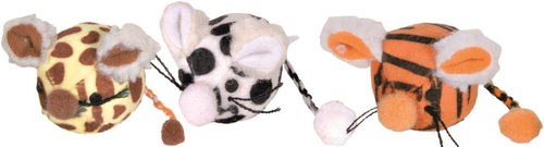 Visuel 1 du produit Jouet Chat – Trixie Balle souris en peluche catnip x1 – Ø 4,5 cm - modèle aléatoire