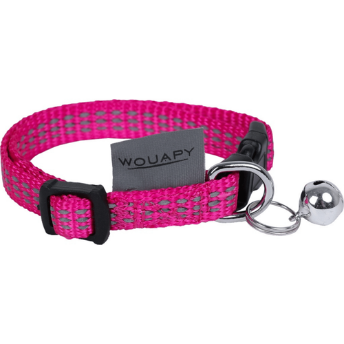 Visuel 1 du produit Wouapy Collier nylon Protect Fuschia - 18/25,5 cm